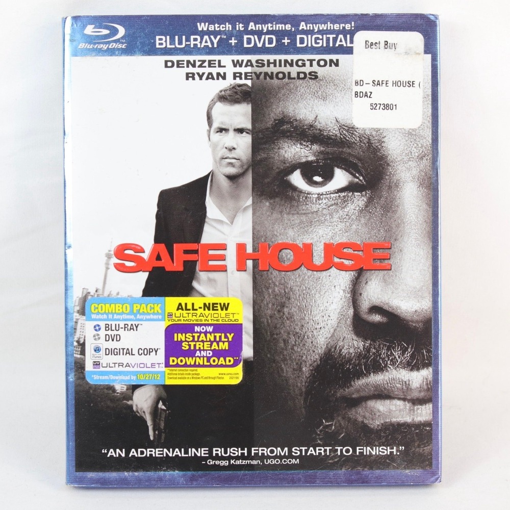 Safe House Blu-Ray DVD Movie
